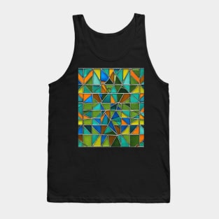 Colorful Stained Glass Windows. Tank Top